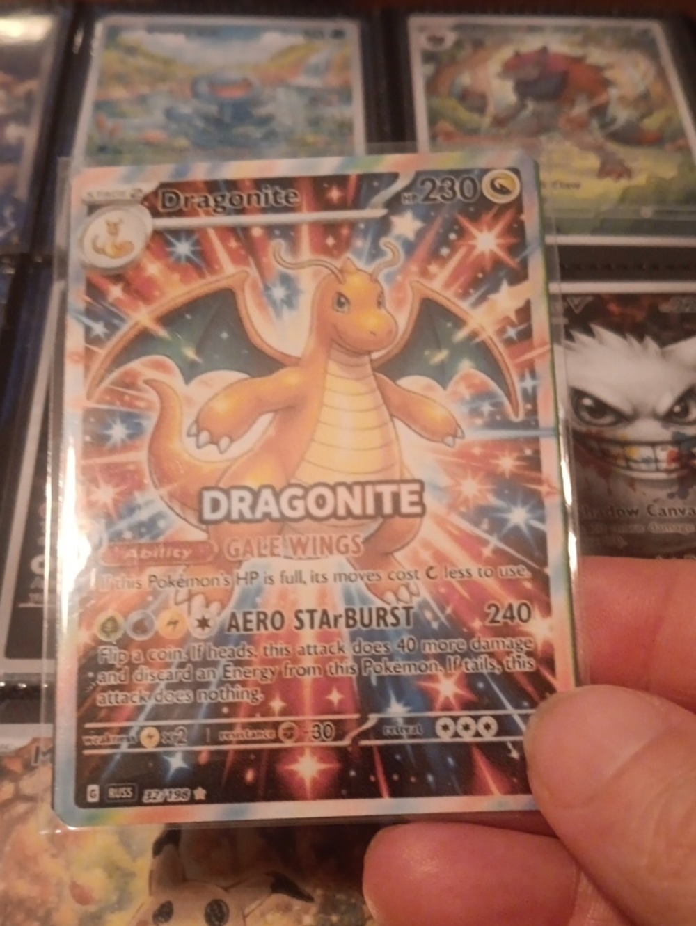 Dragonite Reptile Pet Card - Orange Collector Card